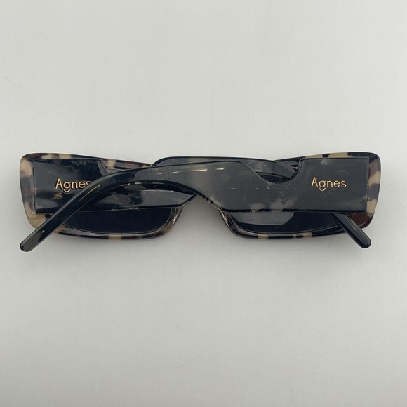 Agnes Piana-Dalmata Sunglasses mod AGN001 Rectangular Tortoise Cat Eye Polarized main image 4